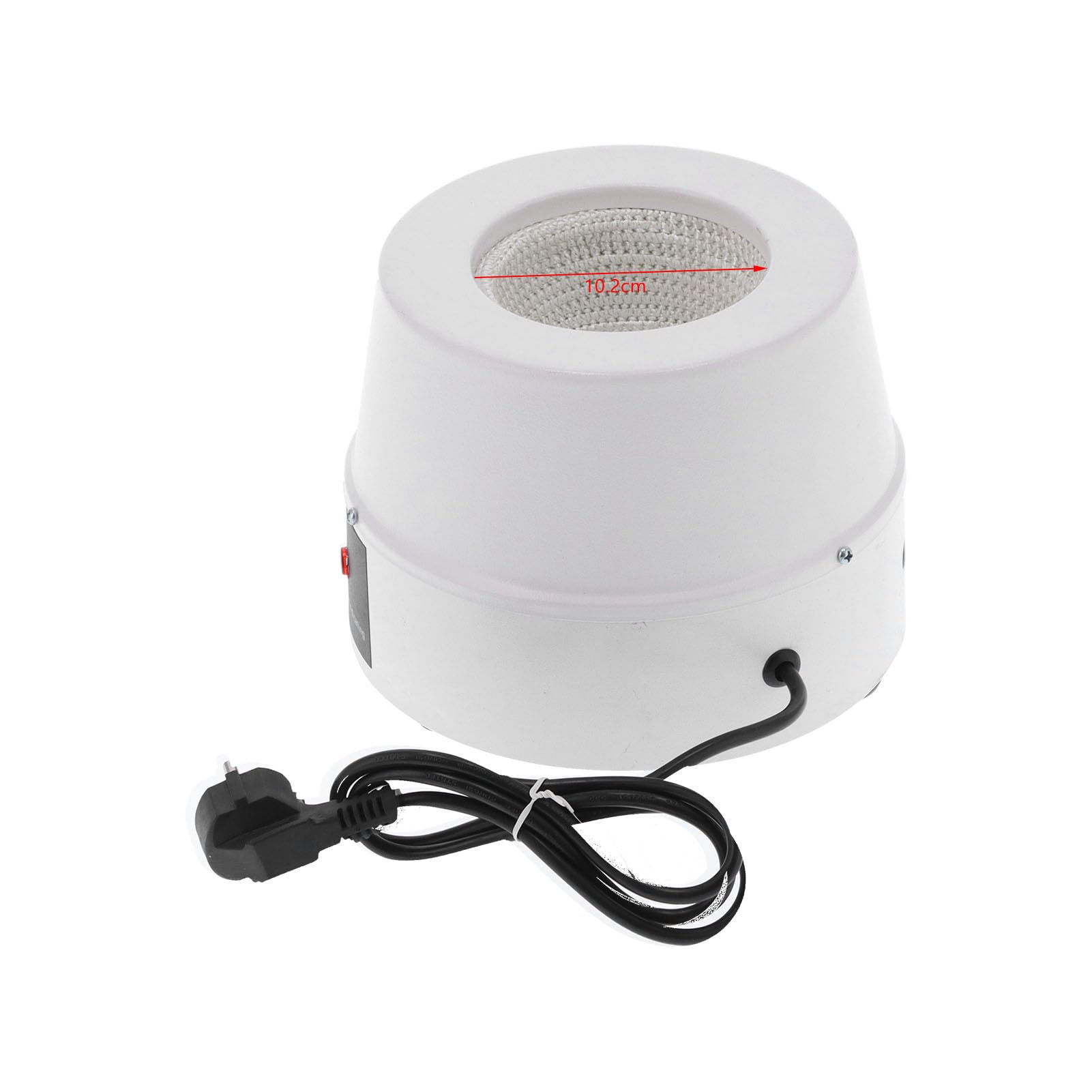 250mL Laboratoryjny Termostatyczny Płaszcz Grzewczy 180W Bezstopniowa Regulacja Temperatury z Wysokotemperaturowym Bezalkalicznym Włóknem Szklanym do Podgrzewania Cieczy w (Wtyczka UE 220 V