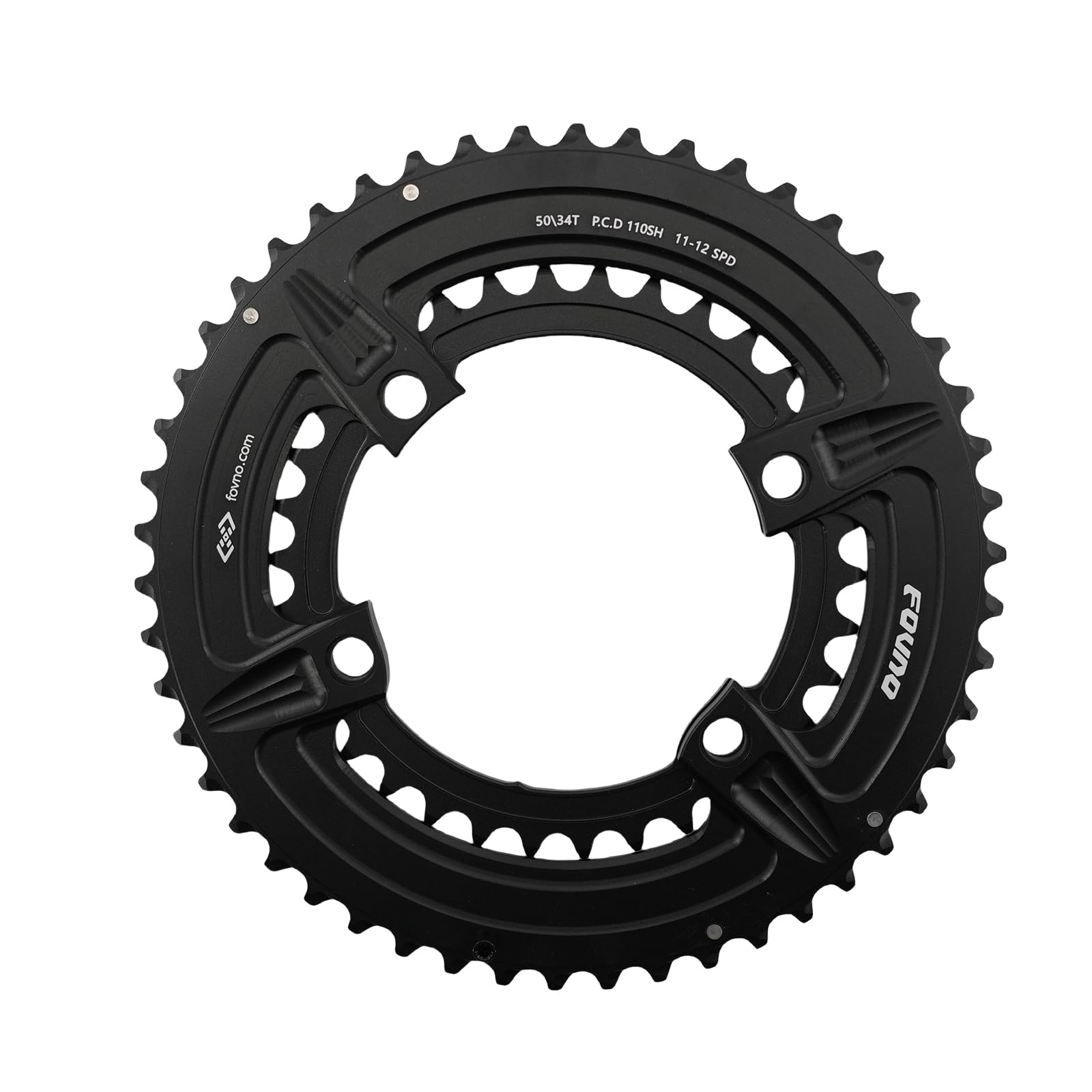 ロードバイクULTEGRA 12速 チェーンリング 52-36T Amazon | DJC 12s ロードバイク チェーンリング 110BCD 4アーム