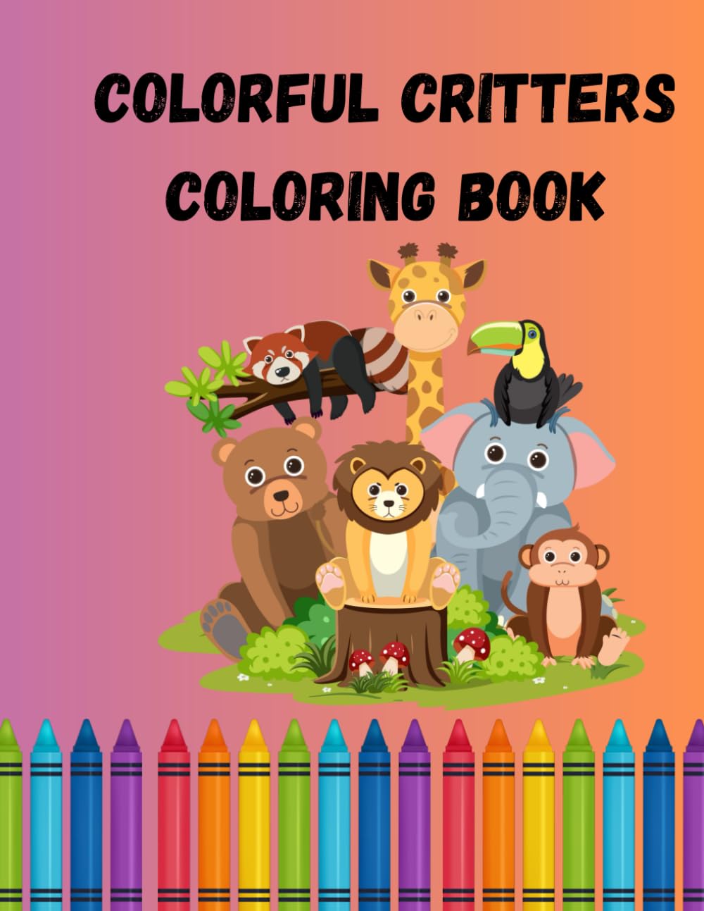 Colorful Critters Coloring Book