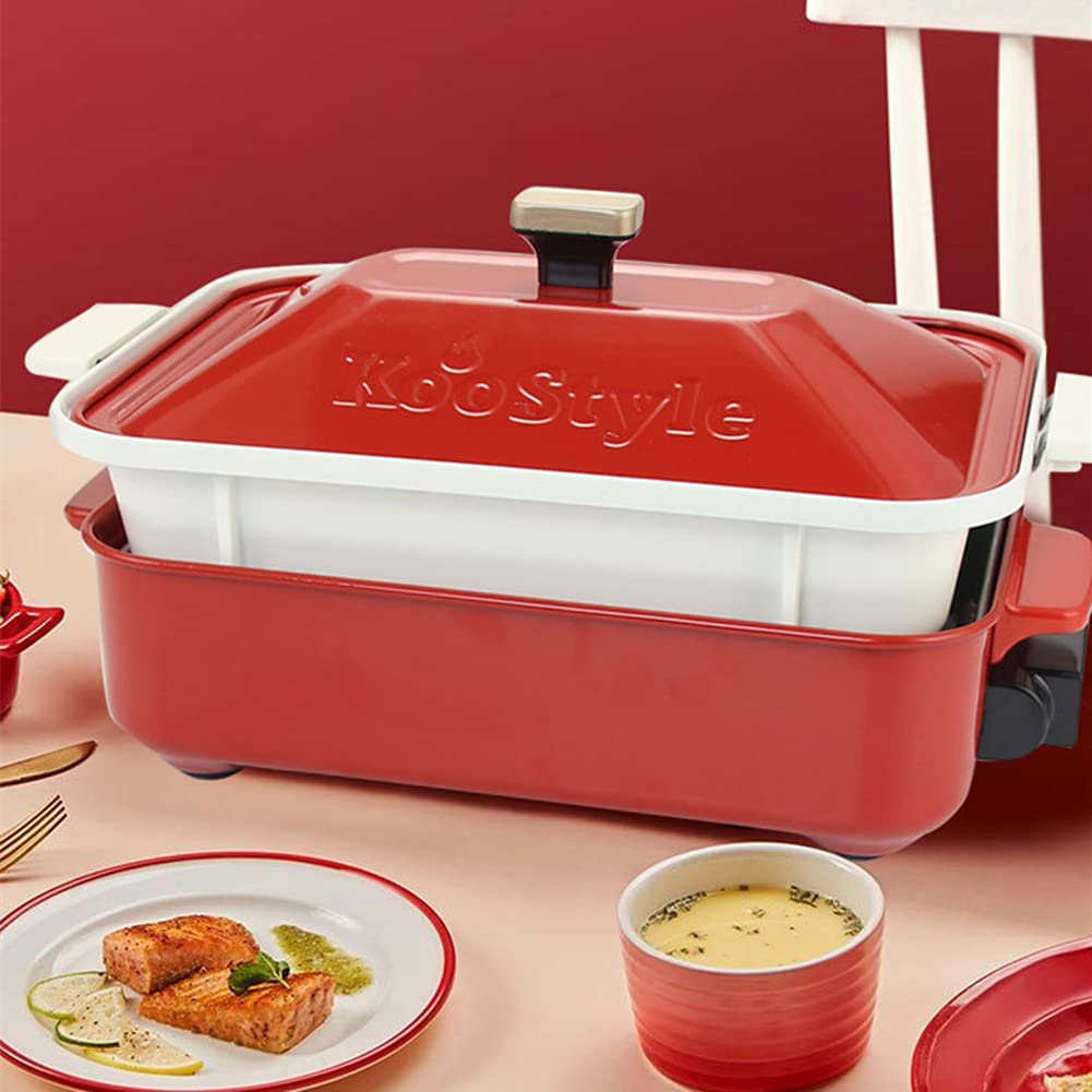 Buy Electric Skillet Grill, Indoor BBQ Grill, Stew and Hotpot with