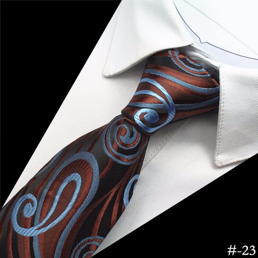 Set de corbata con caja de regalo en seda tejida para hombre miniatura 3