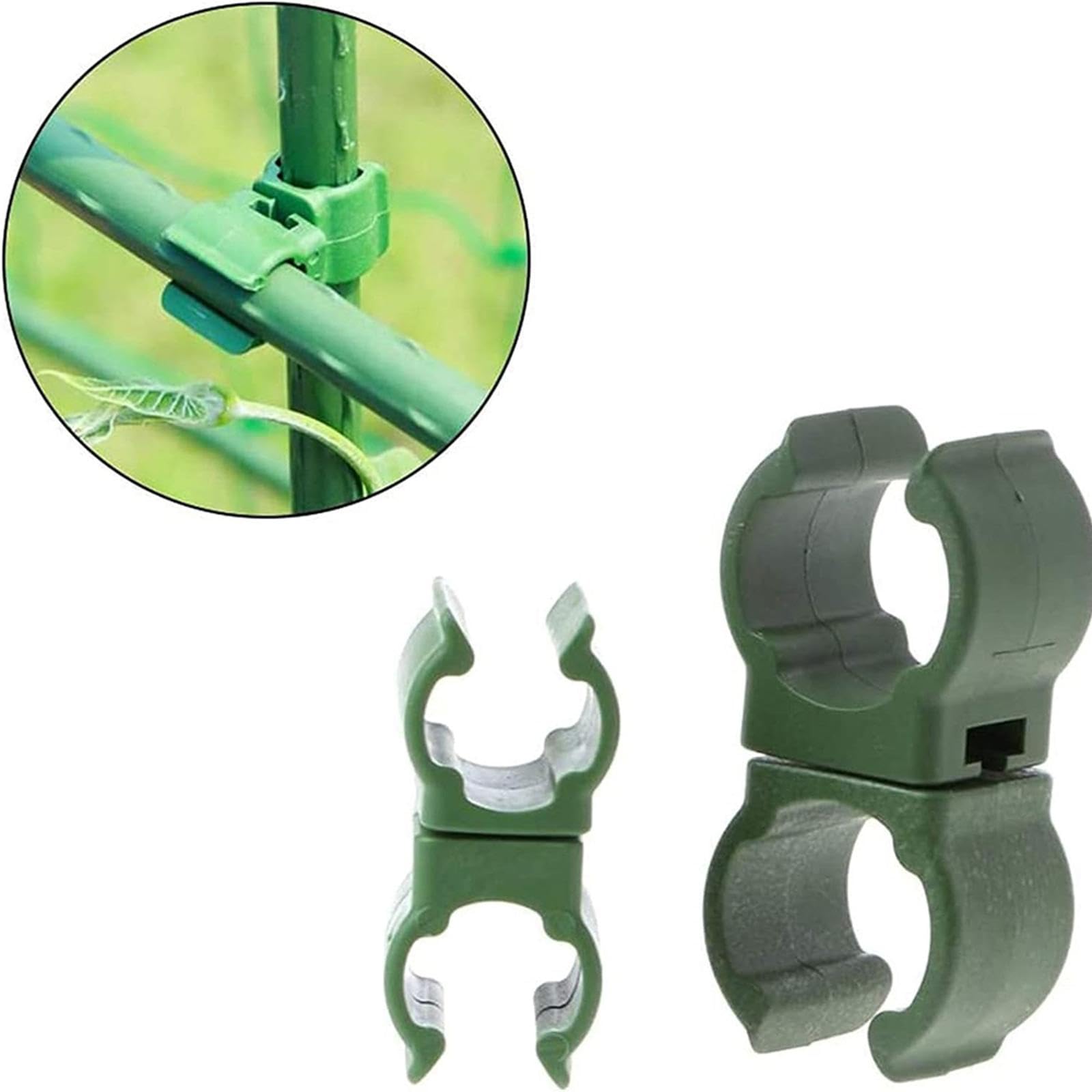 50 Connettori Per Tralicci Per Piante, Connettori Regolabili In Plastica Per Tralicci Clip Di Fissaggio Per Steli Di Piante Clip Da Giardinaggio Multifunzionale 11 Mm 95157261