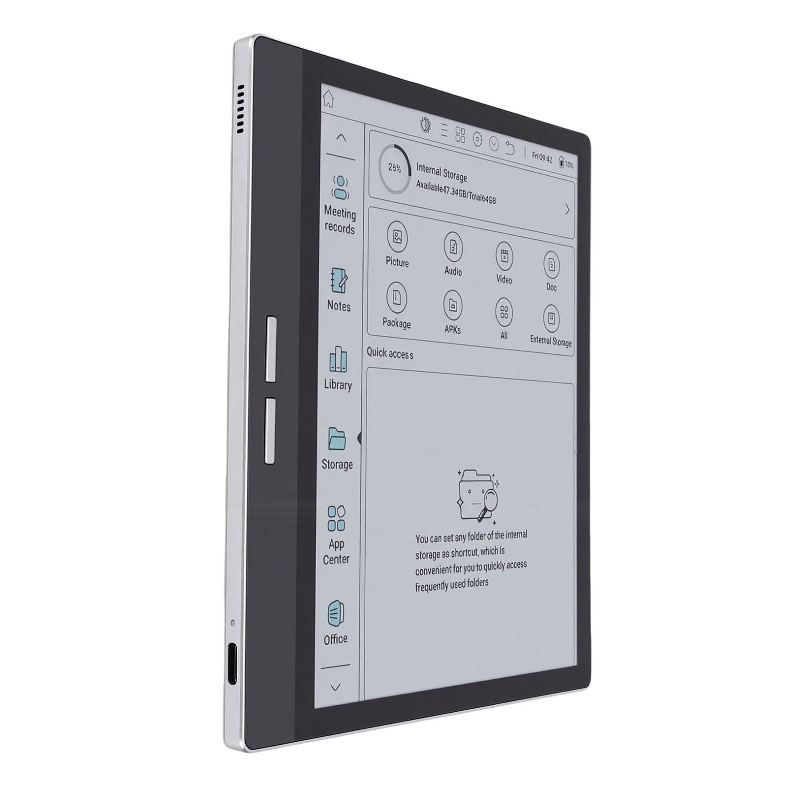 FTVOGUE 7-calowy Kolorowy Tablet z Czytnikiem E-booków, Ekranem Kaleido 3 i