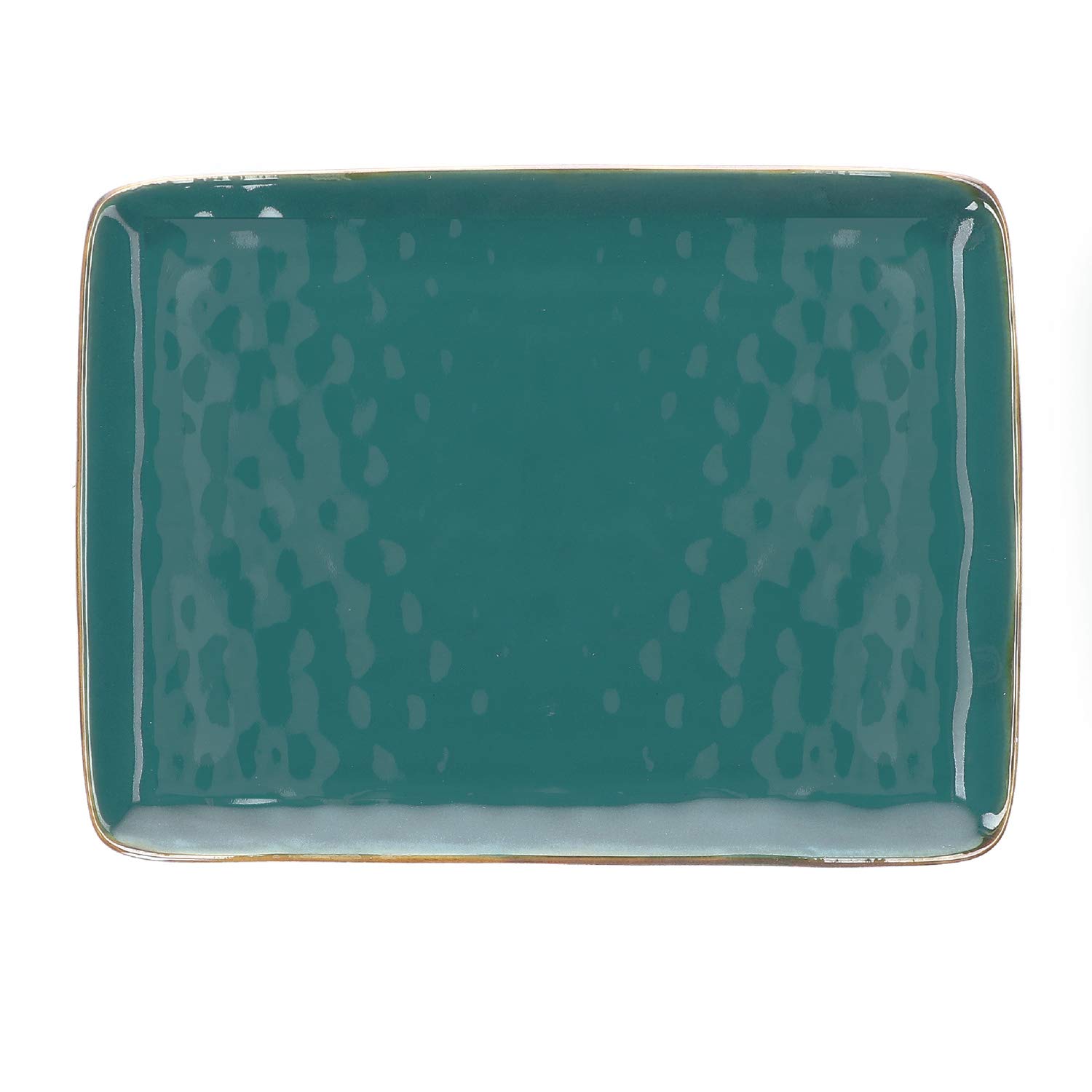 Rose & Tulipani – Rechteckiges Tablett Ottanium – Möbel für Haus, Küche – Linie Konzert von Farben – Geschenkidee – Steineware – 26,5 x 36 cm