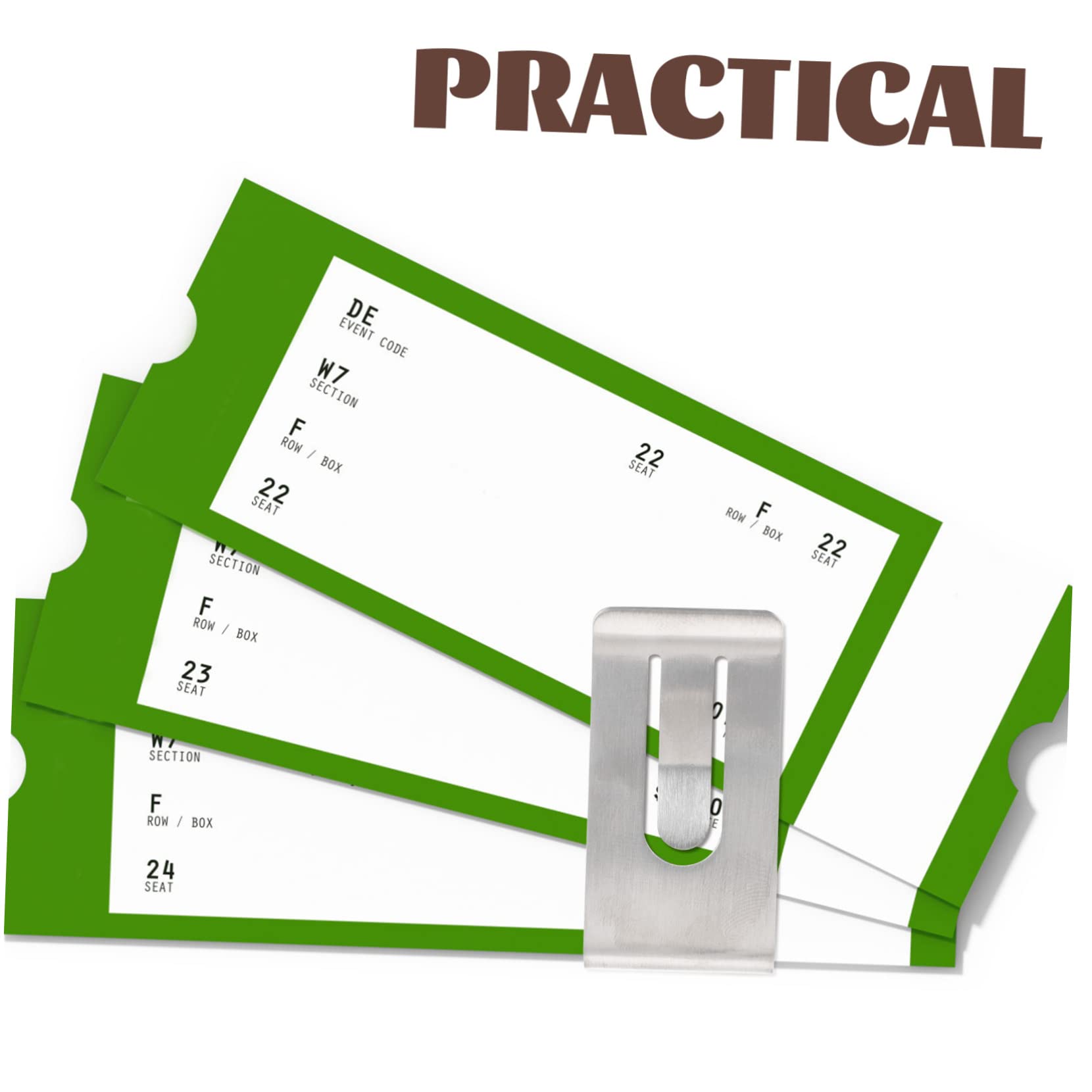 BESPORTBLE Wide Titanium Money Clip for Men Slim Cash Holder Metal Double-sided Organizer