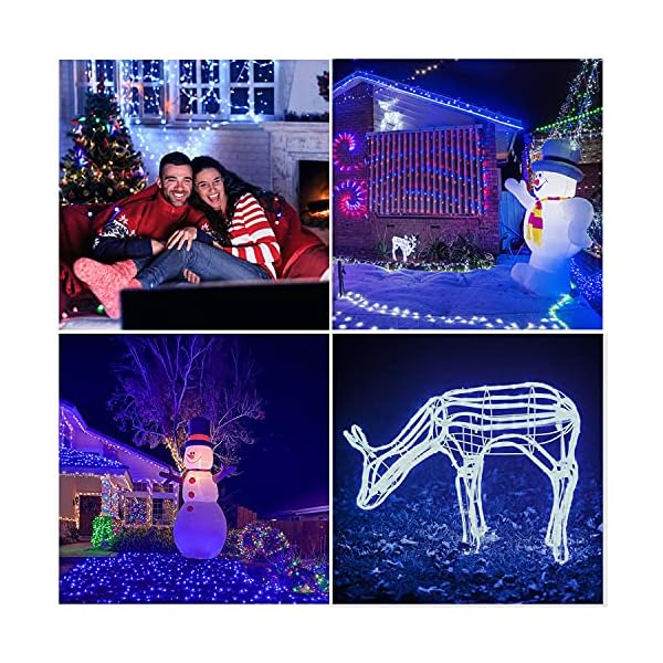 Forever Speed LED Lichterschlauch Außen,Wasserfest LED Lichtschlauch Schlauch Außen Innen für Weihnachten,Hochzeit,Dach,Zaun Dekoration Beleuchtung Lichtschläuche Kaltweiß IP65 – Bild 4