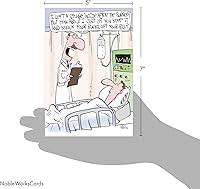 Vista 6 de NobleWorks - Funny Get Well Greeting Card with 5 x 7 Inch Envelope (1 Card) Sponge Surgery C6081GWG
