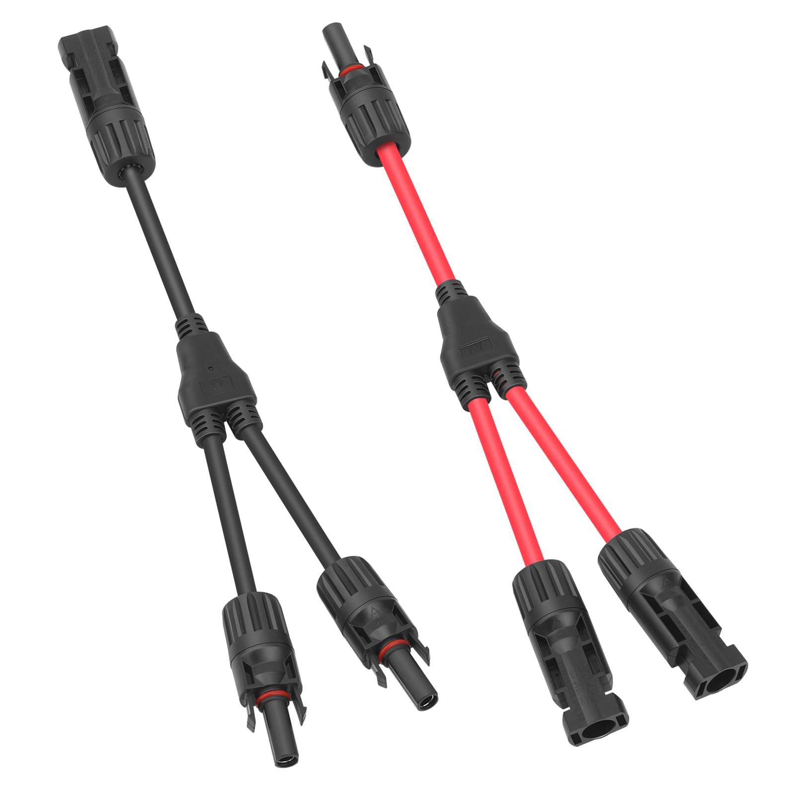 Solar connector Y branch parallel adapter 2 to 1 Solar panel cable Photovoltaic plug distributor