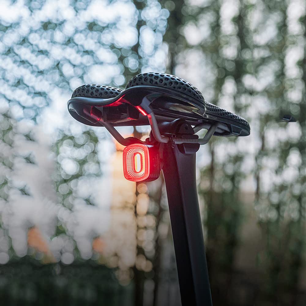 TIORU Smart Bicycle Brake Light Ipx6 Taillight Type-C Bike Tail Rear Light Auto Stop LED Riding Warning Safety Cycling Light