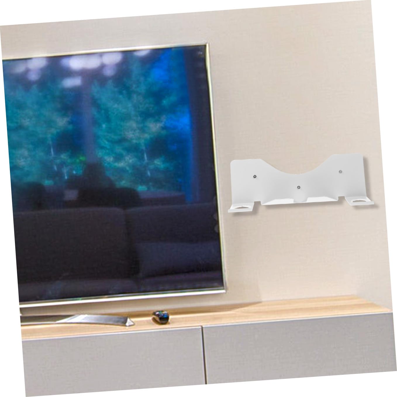 DOITOOL Supporto da Parete per Vr Visore e Controller in Ferro Bianco, Organizer per Display e Stoccaggio, per Uso Quotidiano e Negozio