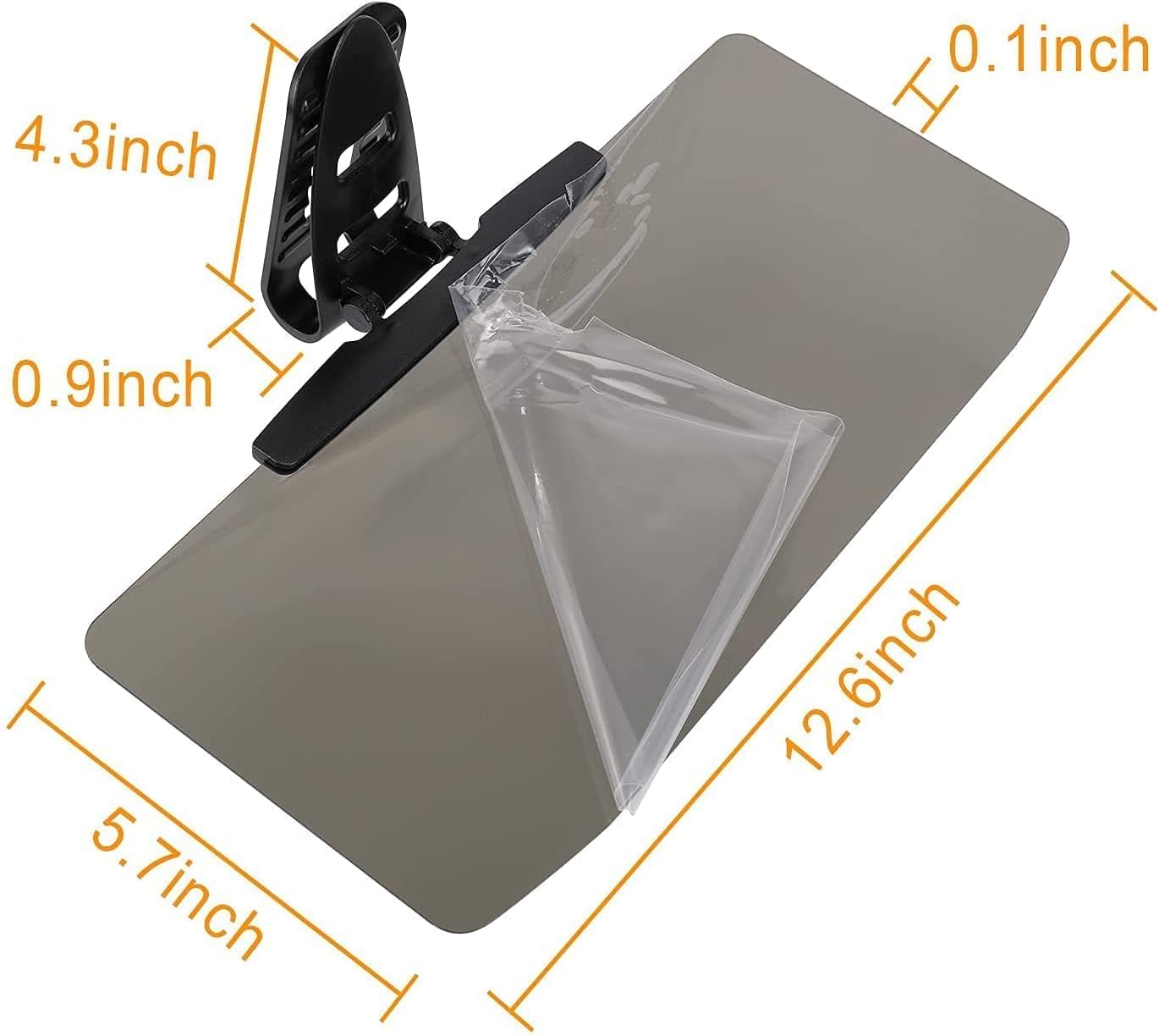 Sun Visor for Car, Universal Car Visor Extender Sun Blocker, Polarized Anti Sun Glare, Protects from Sun Glare, Snow Blindness and UV Rays for Clearer Vision and Safety Driving, 1PC