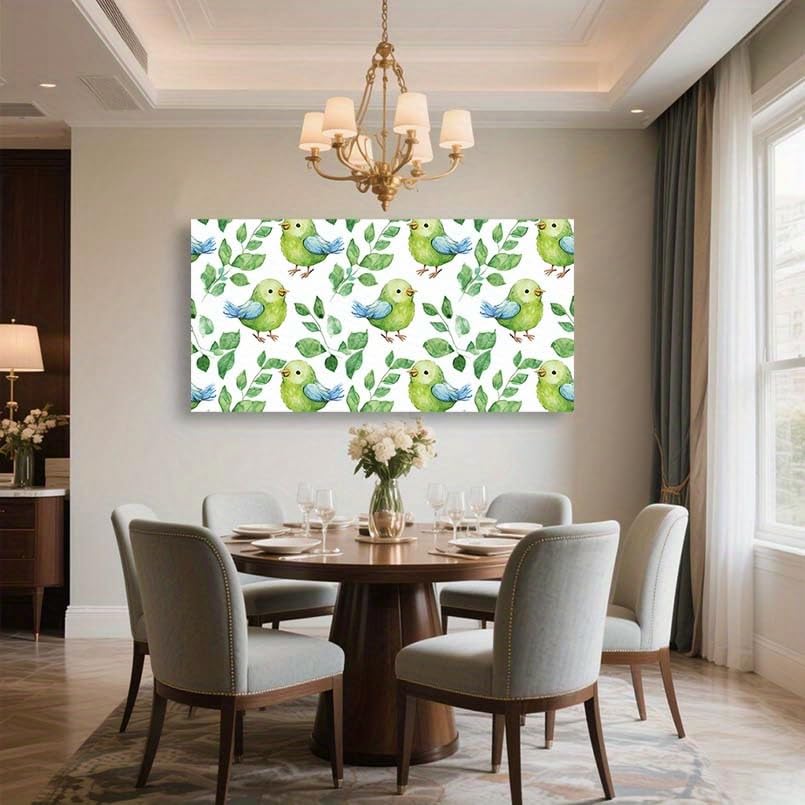 Tableau abstrait oiseaux pour decoration murale moderne pleine de poesie - 4