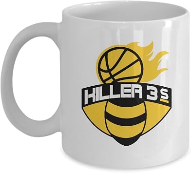 Basketball Coffee Mug - Killer 3 S - Player Gifts - 11 oz Ceramic Cup