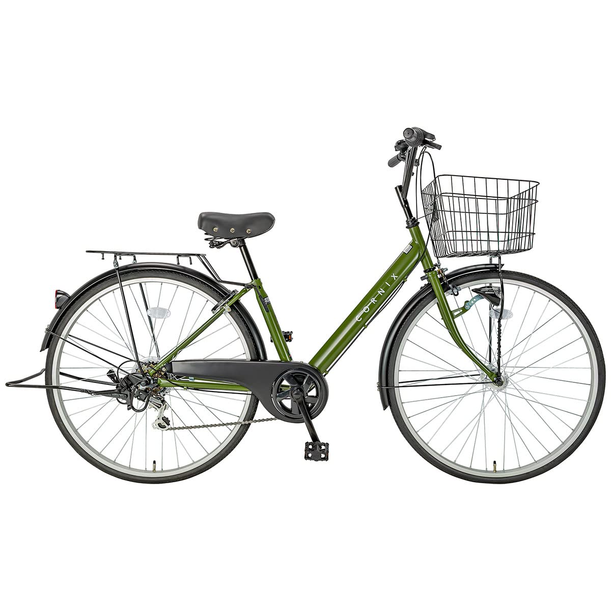 Amazon | ママチャリ シティ 自転車 コルニクス サイクルスポット 27