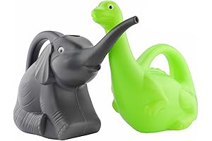 Kids Elephant and Dinosaur Novelty Watering Can Combo Set