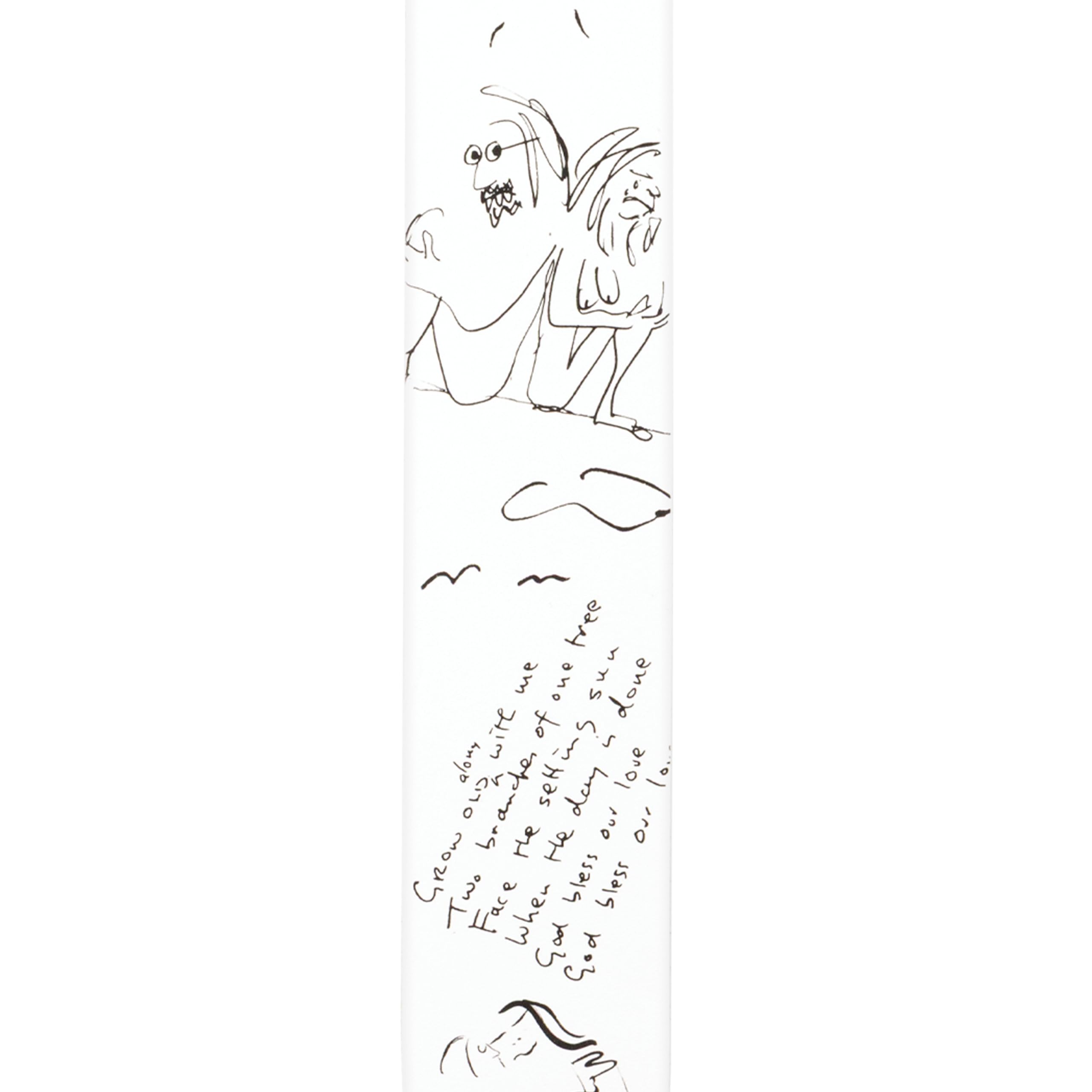 Sangle en cuir de la série artistique Lennon, John & Yoko