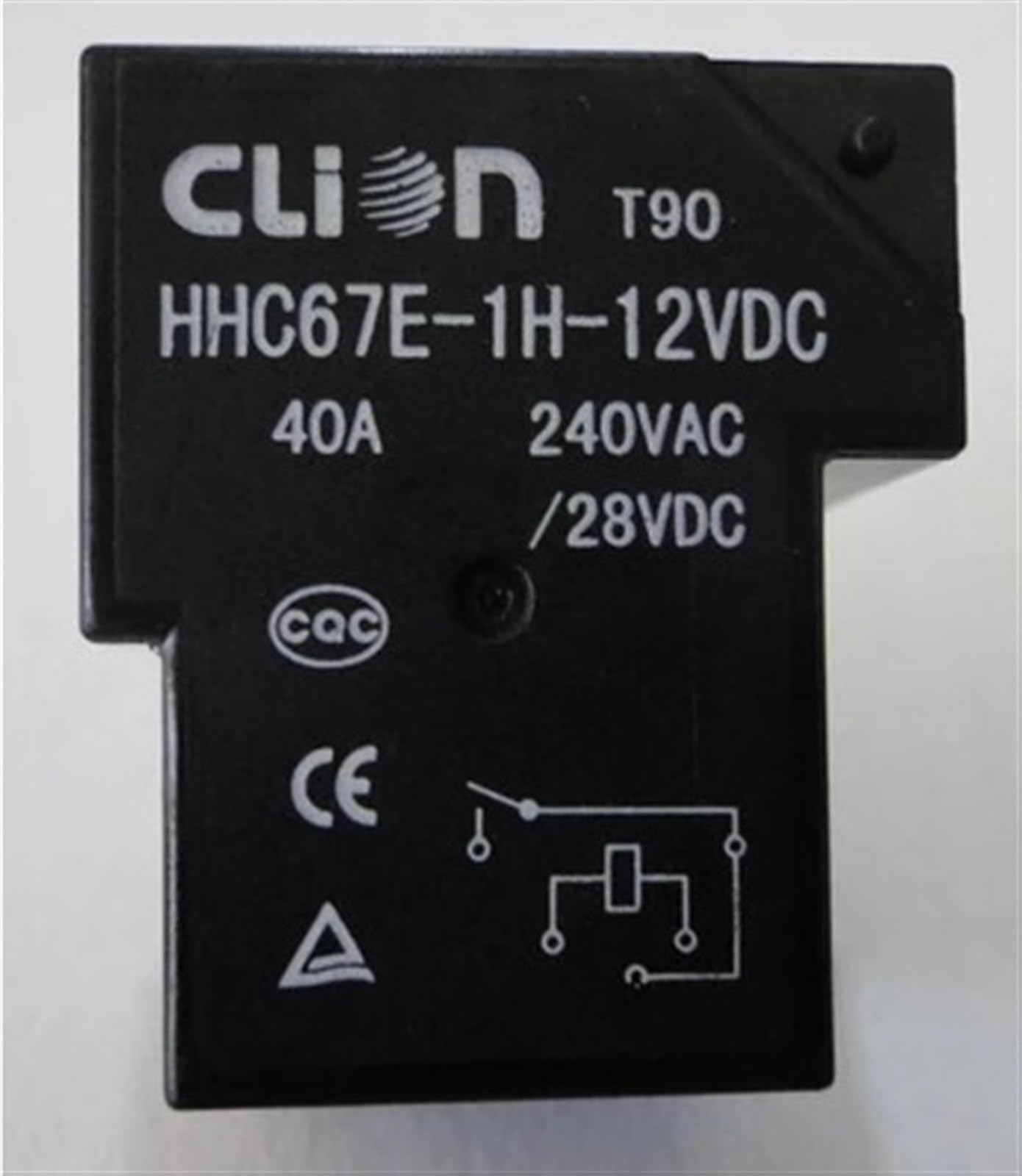 AQHYEBNSR 5PCS Relays Original New HHC67E-1H-12VDC HHC67E-1H-24VDC 30A/40A 4PIN 12VDC 24VDC(HHC67E-1H-12VDC 30A)