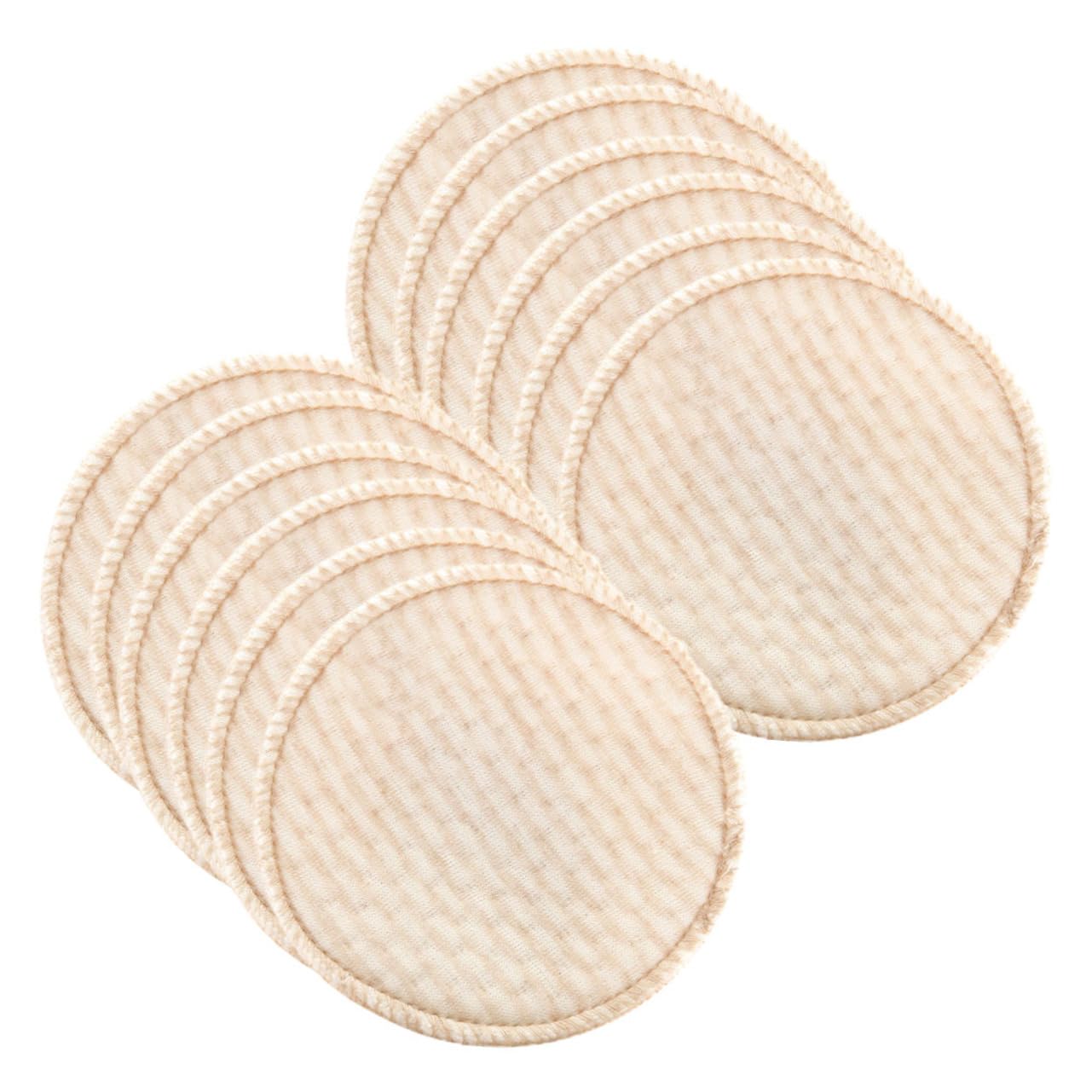 VANZACK Breast Pads for Breastfeeding 12 Reusable Washable Soft Cotton Nursing Pads