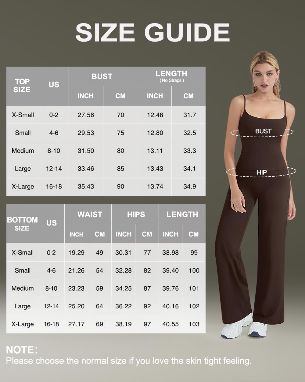 OMKAGI Workout Sets for Women Padded Tank Tops Matching Straight Leg Yoga Outfits - Image 6