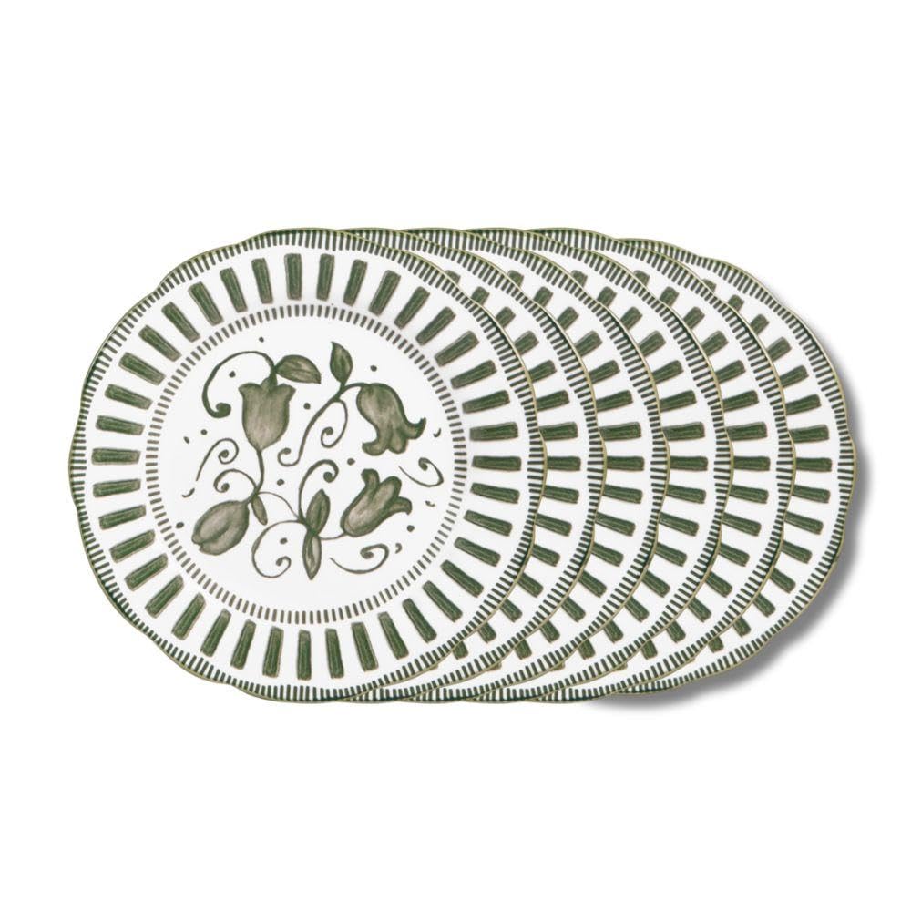Table Passion - Plato de postre Napoli verde 21 cm (juego de 6)