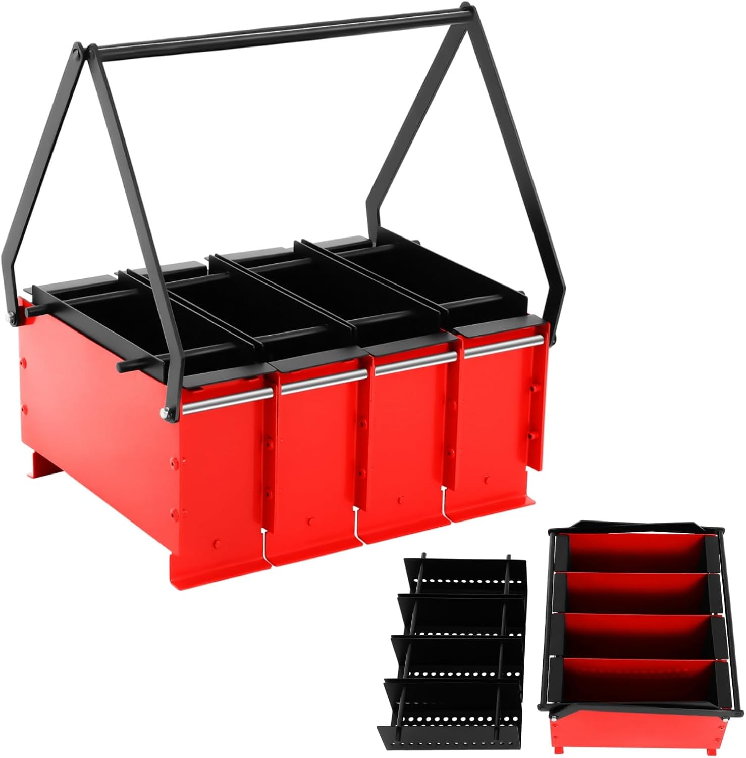 Paper Brick Machine, Paper Log Briquette Maker Portable Manual Paper-Press Machine Newspaper Clumping Press Fire Free Eco Recycle Newspaper Fuel Block for Indoor Outdoor Home Garden