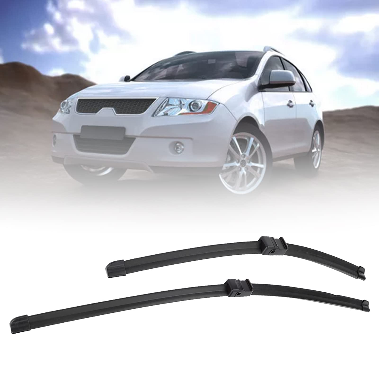 Recambios Limpiaparabrisas Juego de escobillas limpiaparabrisas Delanteras para Ford Focus C MAX (2003-2009), 26" y 19", 1 par.