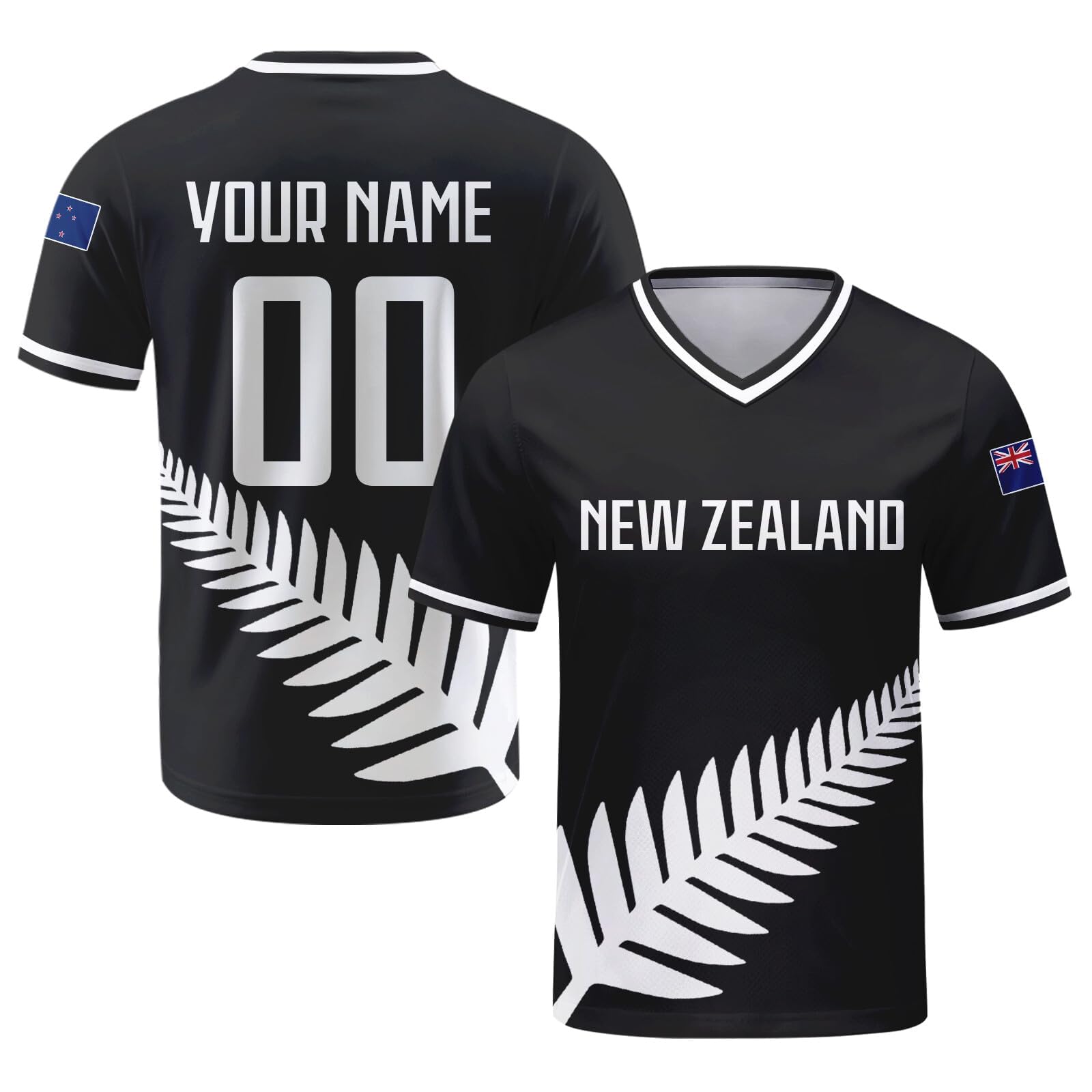 Custom 2026 National Soccer Jersey for Men Personalised Football Team Uniforms Jerseys Shirts Women Unisex A26 New Zealand Jerseys — image 1