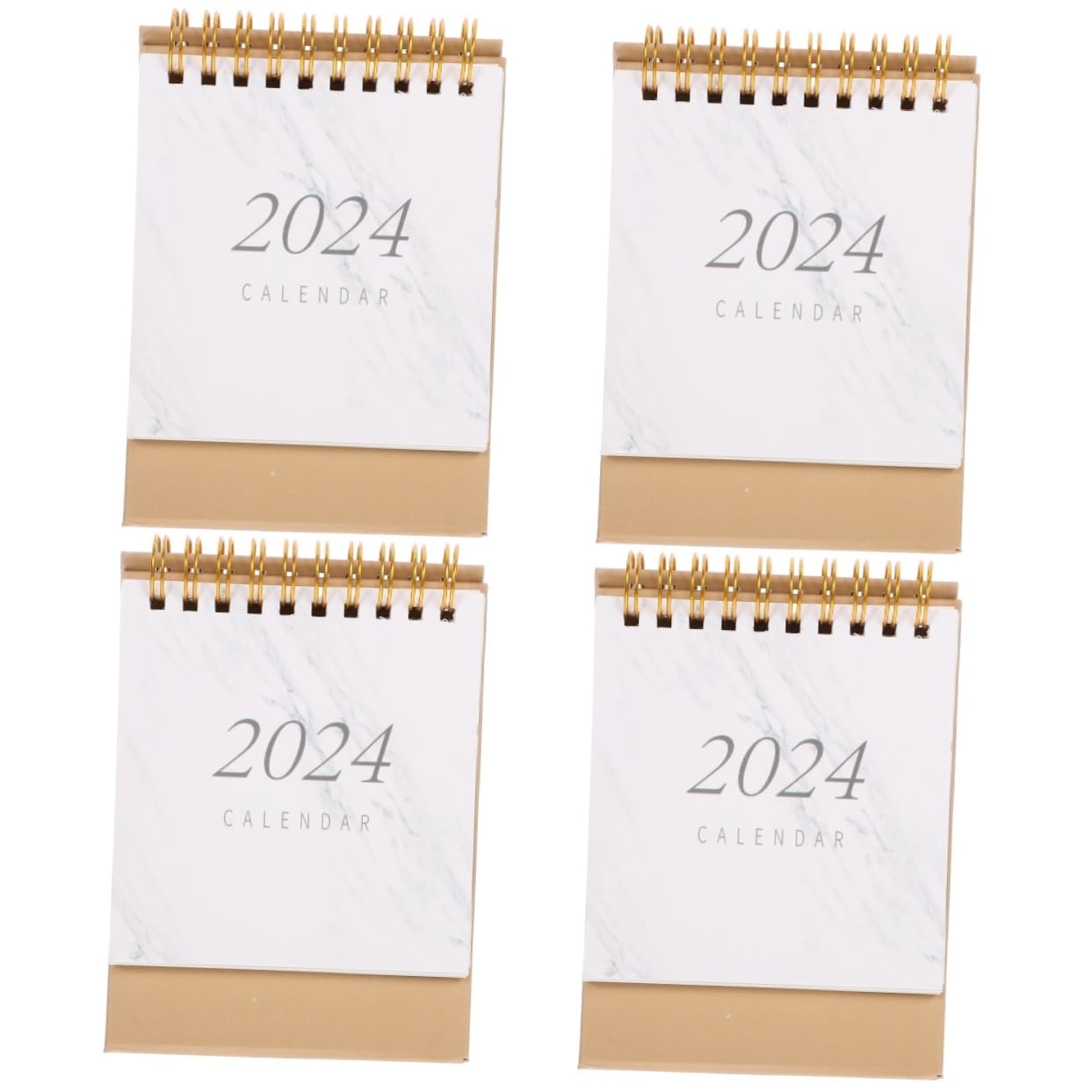 TEHAUX 4pezzi Calendario Da Scrivania Decorativo Stile Marmo Calendario Mensile Per Ufficio Design Elegante e Funzionale Per Organizzare Appuntamenti e Pianificare La Giornata