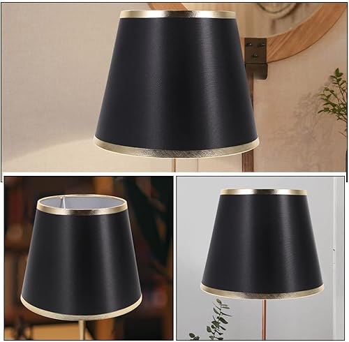 Miniatura 2 de Angoily Pantalla de tela Barril Lámpara Pantalla Araña Pantalla Lámpara Decorativa Pantalla de Lámpara de Tapa Dura, Pantalla de Lámpara Colgante