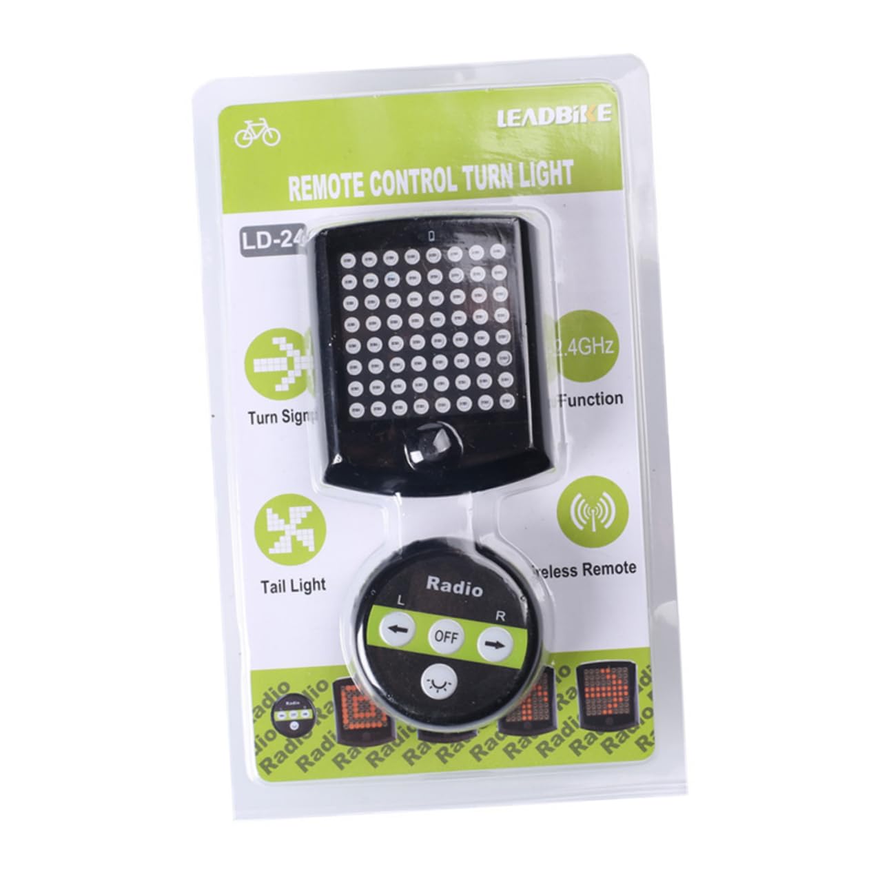 BESPORTBLE 3 Pezzi Luci di Segnalazione Anteriori per Auto Sostituzione Ld24 LED Luce Lampeggiante Luci Posteriori per Biciclette Telaio in ABS Facile da Installare per attività Allaperto