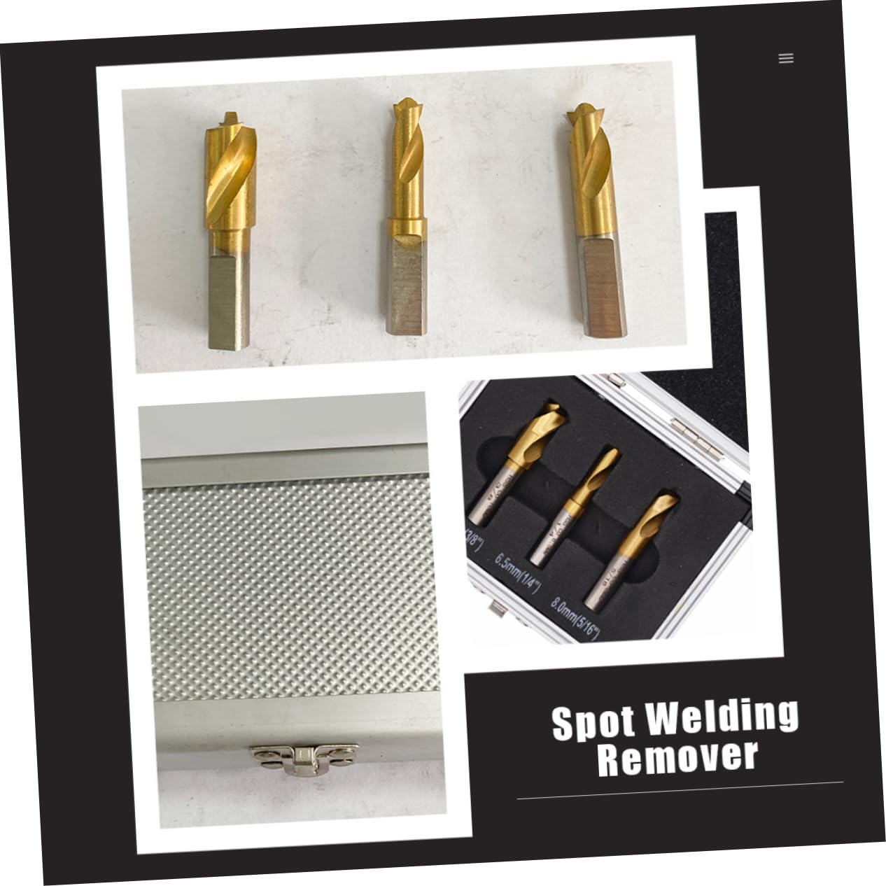 Cobalt Spot Weld Cutter Drill Bit Set for DIY Welding Operations