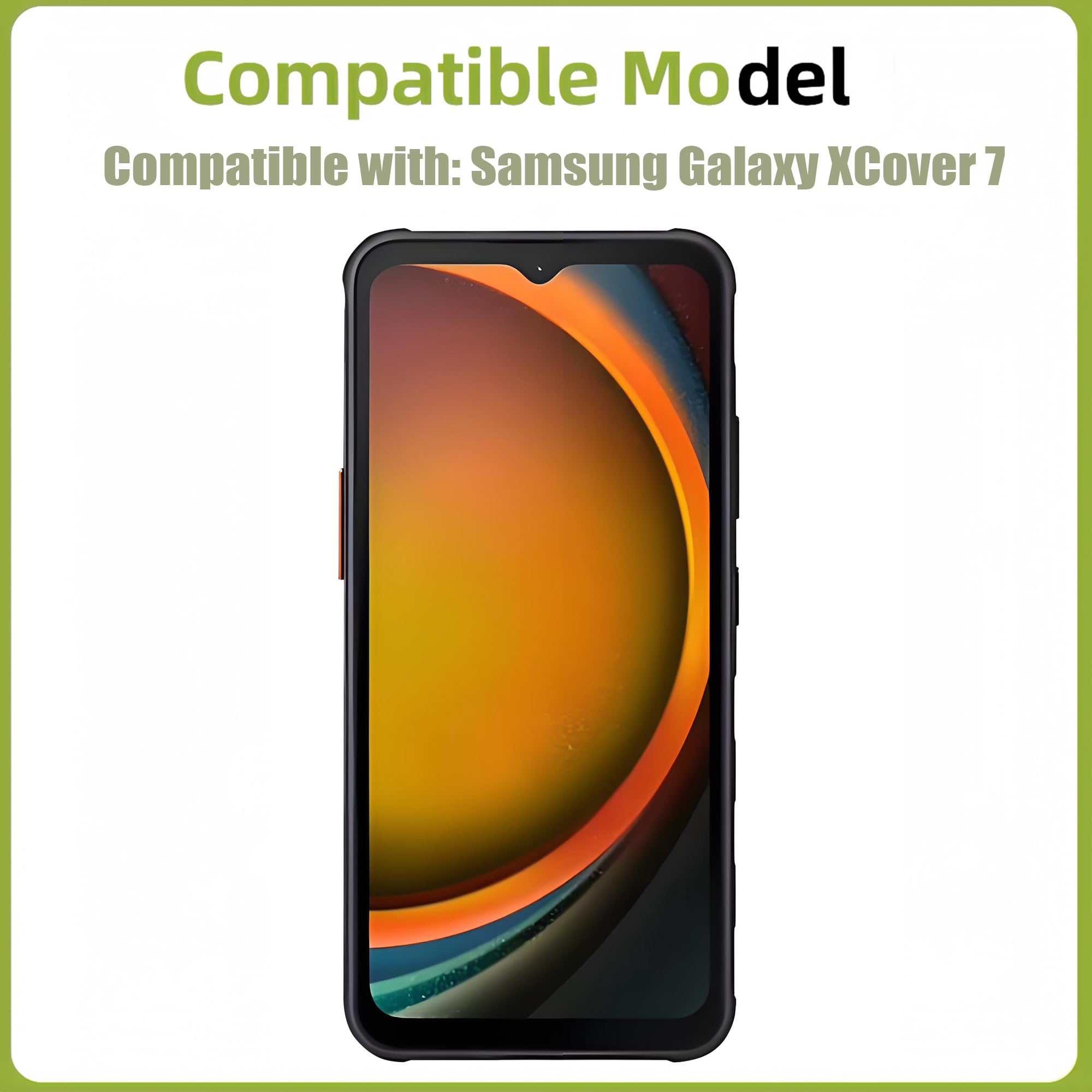 Écran LCD pour Samsung Galaxy X Cover 7 SM-G556B, SM-G556BU1, SM-G556B/DS [avec empreintes digitales] [6,6 pouces] Écran tactile LCD numériseur avec jeu d'outils