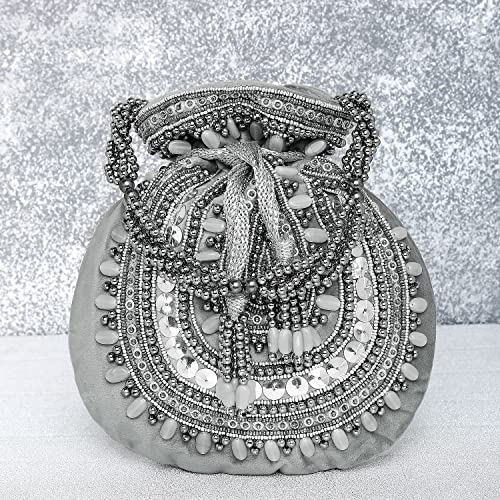 Image of Peora Malti Color Clutch Purses for Women Handmade Evening Handbags Bridal Clutch