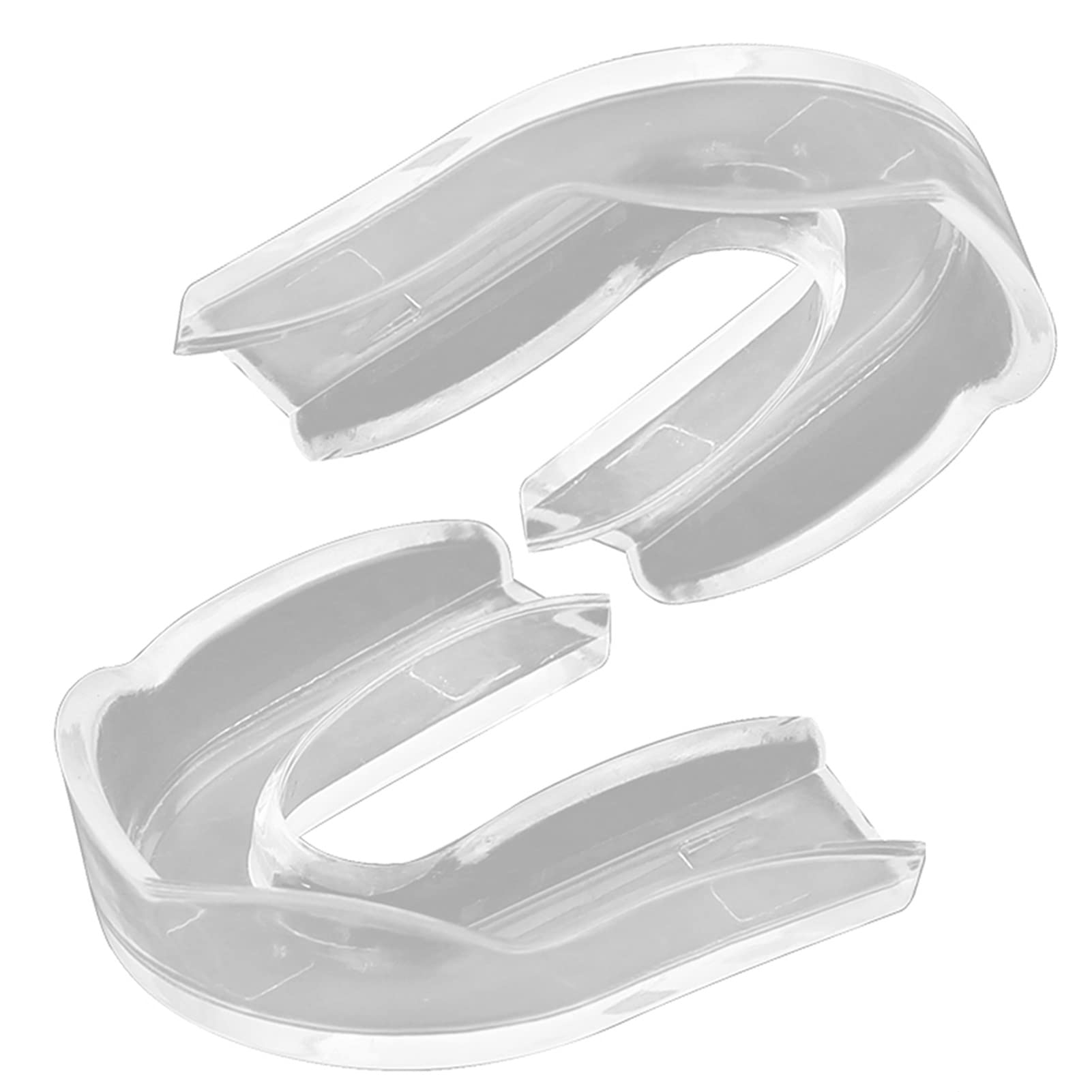 Lot de 2 Protège-Dents, Protège-Dents Sportifs pour La Protection de La Mâchoire dans Le Basketball, Le Football, Le Hockey, La Crosse, l'ajustement Personnalisé pour Les Jeunes Et Les Adultes