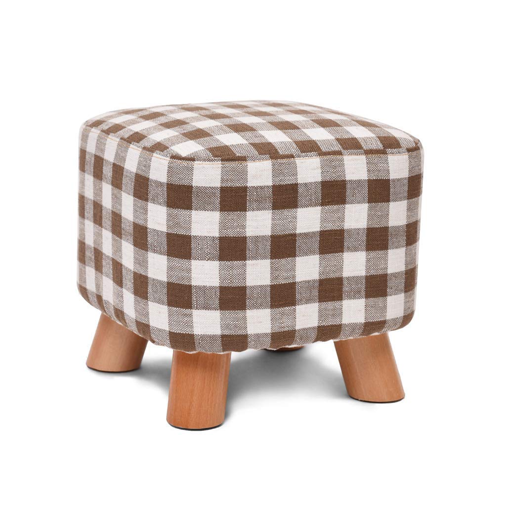 Chair Stool Solid Wood Shoes Bench Fashion Shoes Stool Creative Square Stool Fabric Stool Stool Sofa Stool Coffee Table Bench Home Stool