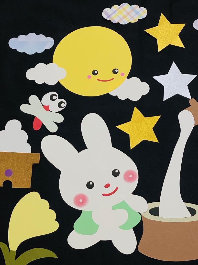 Amazon.co.jp: 9月 壁面飾り 十五夜 お月見 うさぎ もちつき : DIY