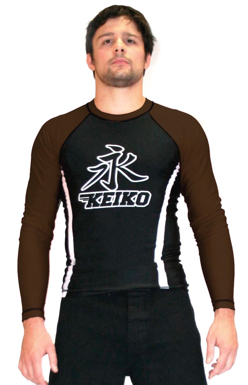 KEIKO SPORTS Speed Rashguard L/S - Brown - Medium