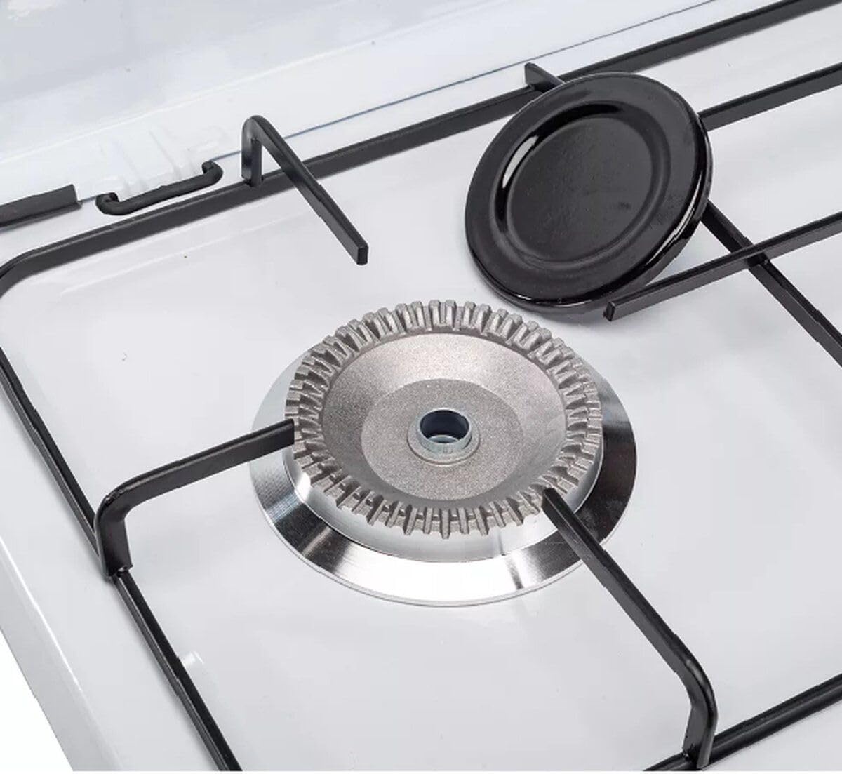 SMH LINE Réchaud à gaz de camping 2 feux avec tuyau et régulateur de gaz propane de 4,4 kW, réchaud pour camping, camping et extérieur, cuisine XL