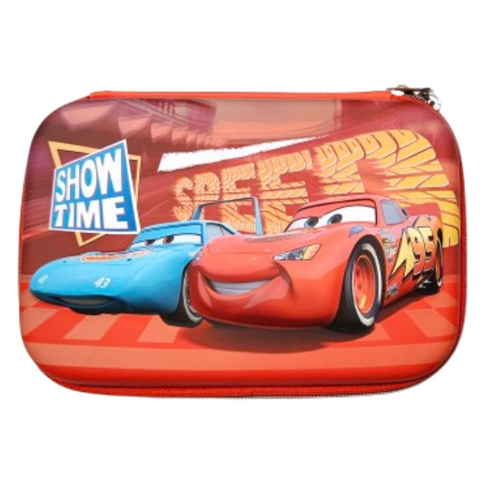 Anirdesh Big Size Eva Smiggle Pencil Pouch Stylish and Spacious Stationery Storage EVA Material Pencil Case, Large Pen Holder Box with Multi-Compartment, Cosmetic Pouch Bag for Kids (D)