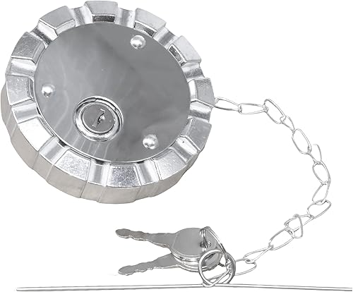 572.1036 Tapa de gasolina con bloqueo para tanque de combustible para camión de 3 12 pulgadas, rosca de curso de 5.5 TPI compatible con Kenworth,