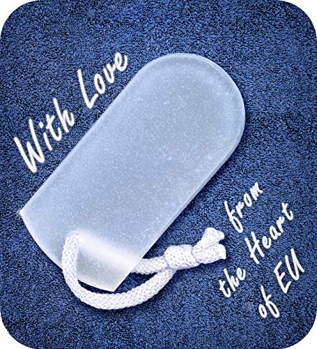 Genuine Czech Glass Foot File - Gentle Callus Remover, Pedicure & Spa Rough Skin Scrubber, Professional Toenail And Heels Care, Etched Different Grit Surface, Eu Quality By Gladzy - Full-Area Etched #TOP10