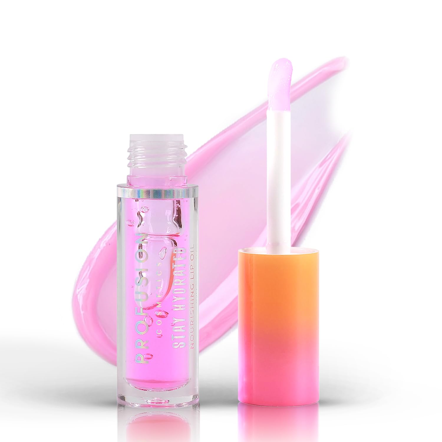 Profusion Cosmetics It's a Vibe Stay Hydrating Nourishing Lip Oil, Festival-Ready Vegan Lip Care for Luscious Lips, Easy-Glide Formula, Limited Edition Beauty Essentials with Vibrant Colors