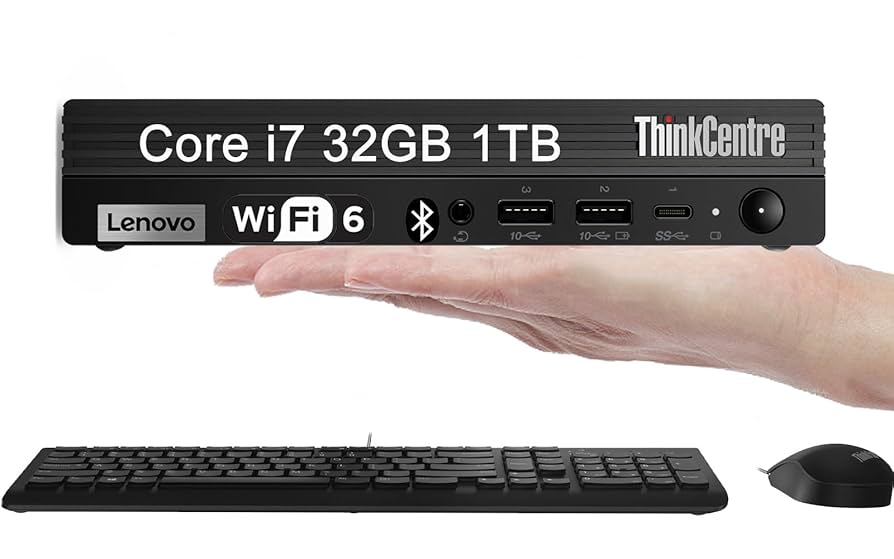 Amazon.com: 2025 Lenovo ThinkCentre M70q Gen 5 Tiny Desktop
