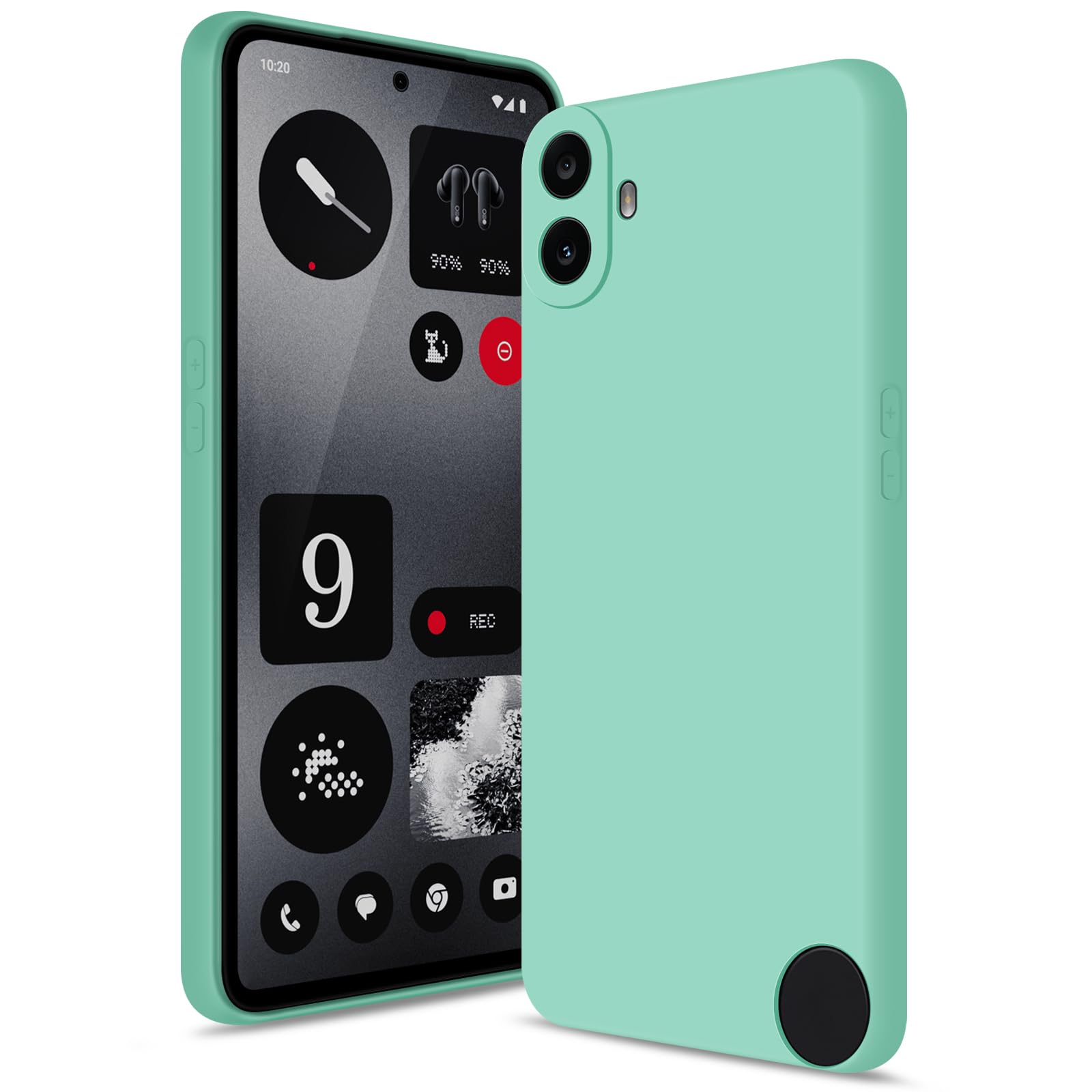 Custodia In Silicio Morbido Per CMF Phone 1 - Viola Con Protezione Fotocamera E Fodera In Microfibra - Antiurto