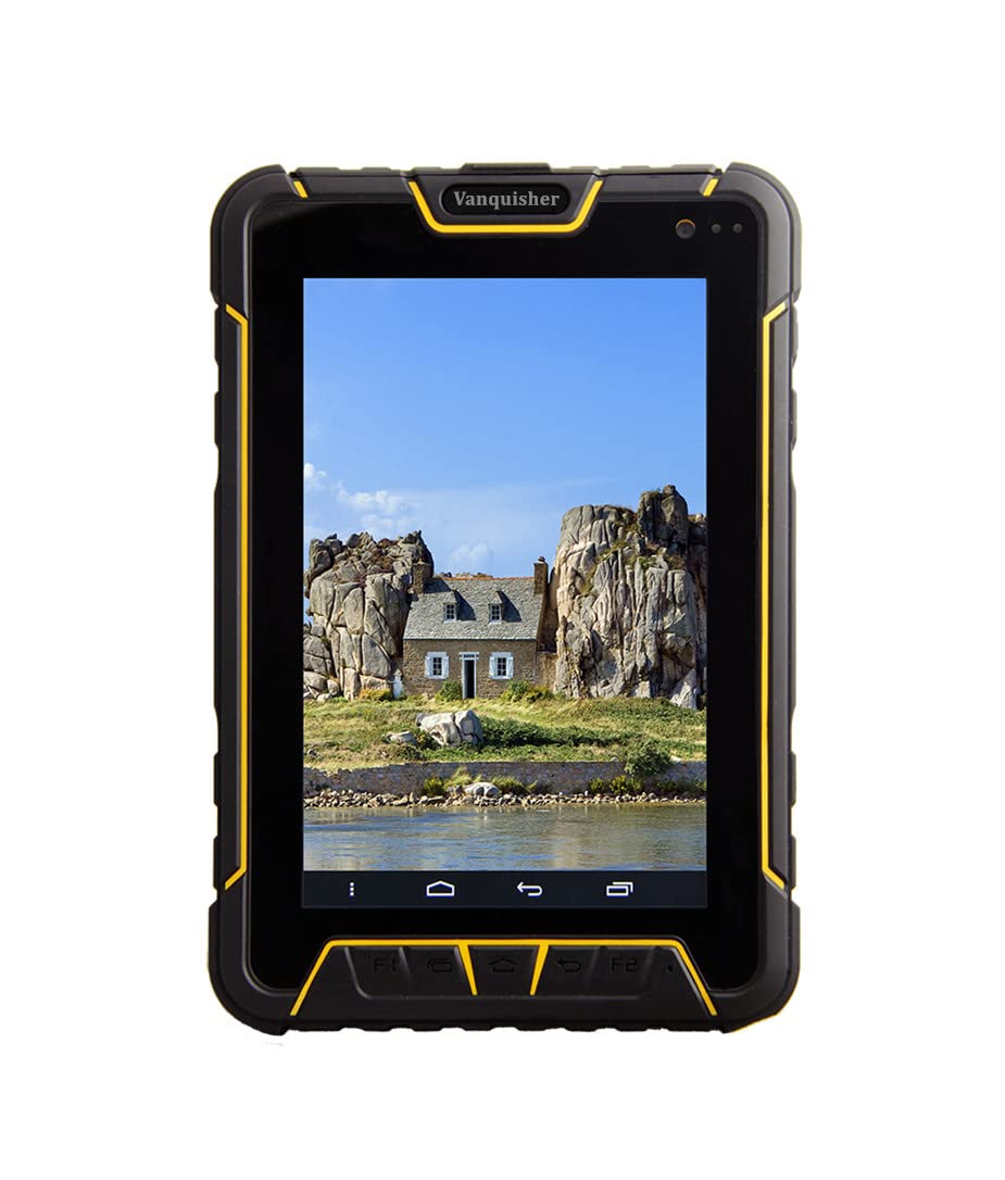 VanquisherRugged Android Tablet PC | 7-inch | with Honeywell N6603 2D Scan Engine, WiFi & 4G LTE, IP67 Waterproof & Drop Resistant for Enterprise & Industry Use
