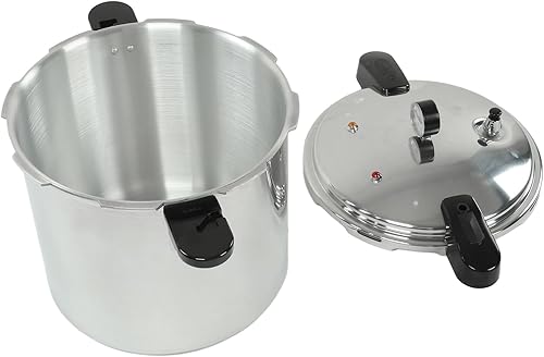 Miniatura 3 de Olla a presión, olla a presión de aleación de aluminio 23L con medidor multifuncional para el hogar, restaurante, hotel, cantina
