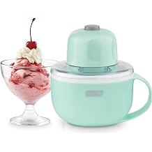 DASH My Mug Ice Cream Maker for 1 Pint Ice Cream Gelato Sherbet Frozen Yogurt and Custom Mix Ins