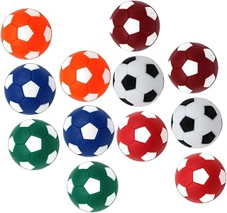 16 Pçs Futebol De Mesa Mini Bolas De Futebol Para Playset Acessórios Bolas De Futebol De Mesa Plástico Pebolim Tamanho Regulamento Acessórios Da Máquina De Futebol De Mesa