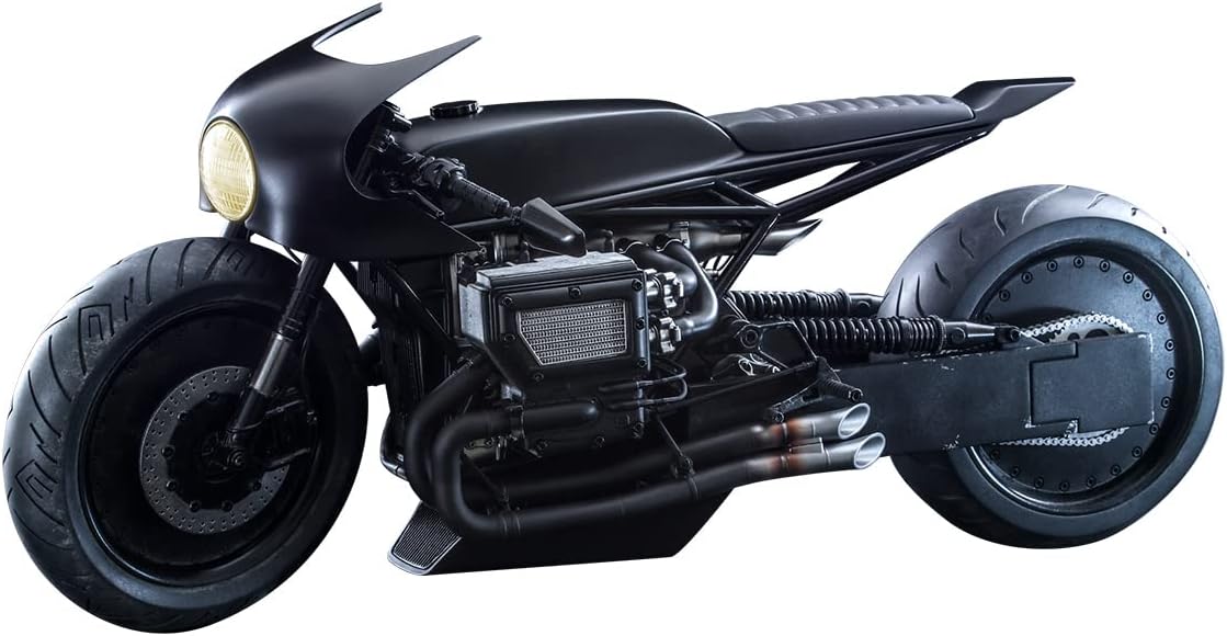 Hot Toys The Batman 12 Inch Scale Vehicle Figure 1/6 Scale - Batcycle 910637, ブラック