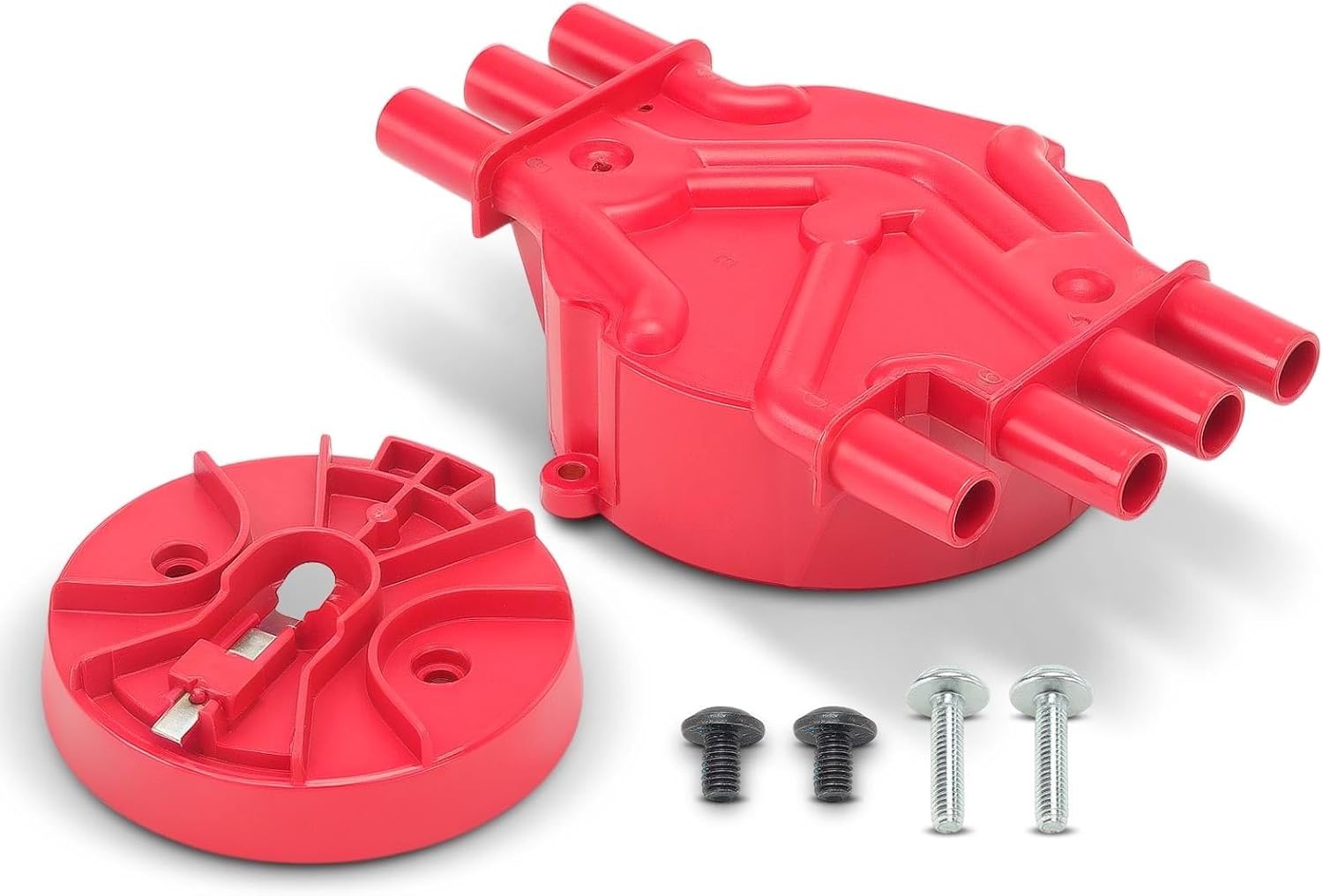 Replacement Parts for Red Distributor Cap&Rotor Kit for Chevrolet Silverado 1500 99-06 Express 1500 Mod-AP88P-2301